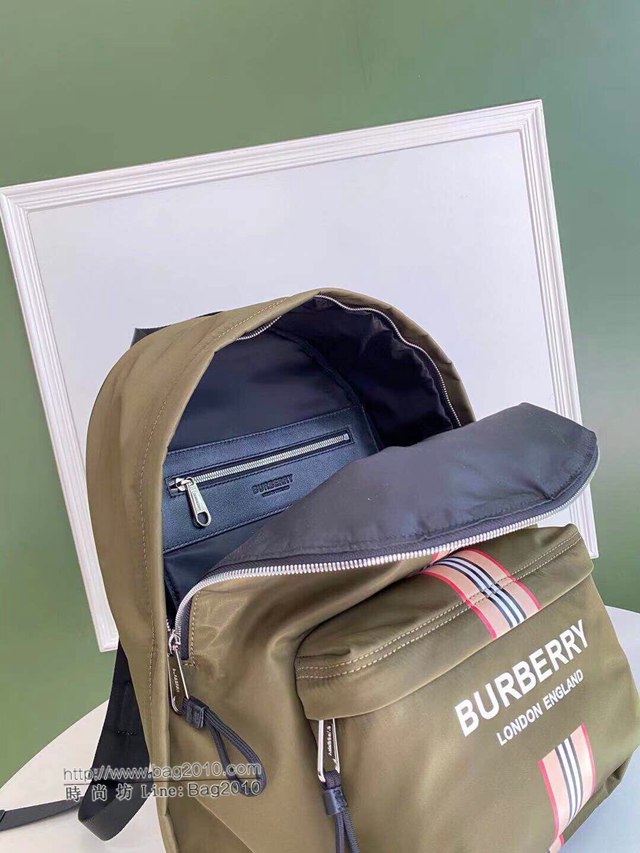 Burberry專櫃新款雙肩包 巴寶莉防水尼龍雙肩包  db1203
